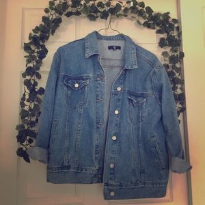 Missguided Oversized Denim Trucker Jacket